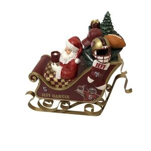 Jeff Garcia NFL 47er Collectible Santa Sleigh Christmas 2003 Collection 32888
